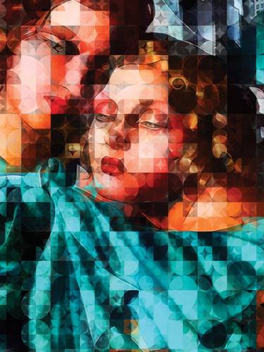 Original Pop Art Portrait Digital by Javier Diaz