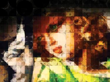 Original Pop Art Portrait Digital by Javier Diaz