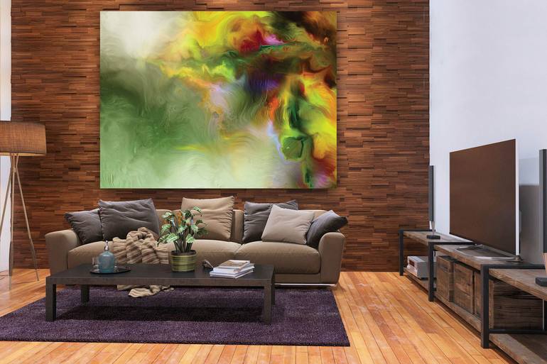 Original Contemporary Abstract Digital by Javier Diaz