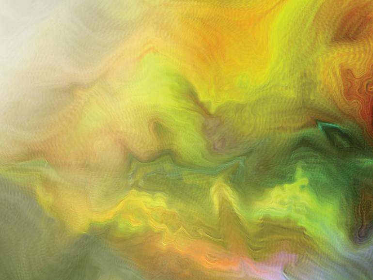 Original Contemporary Abstract Digital by Javier Diaz