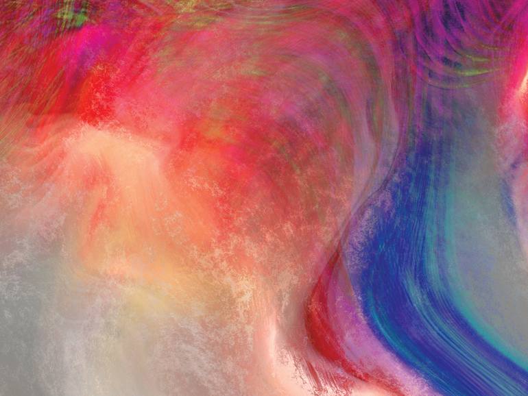 Original Contemporary Abstract Digital by Javier Diaz