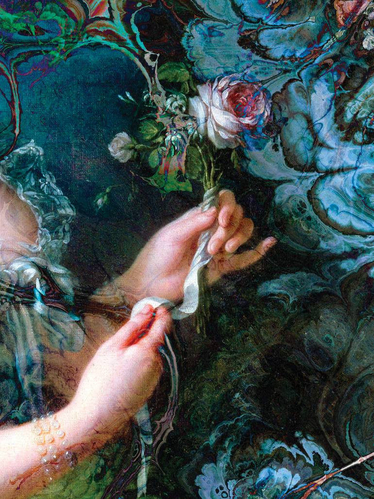 Original Contemporary People Digital by Javier Diaz