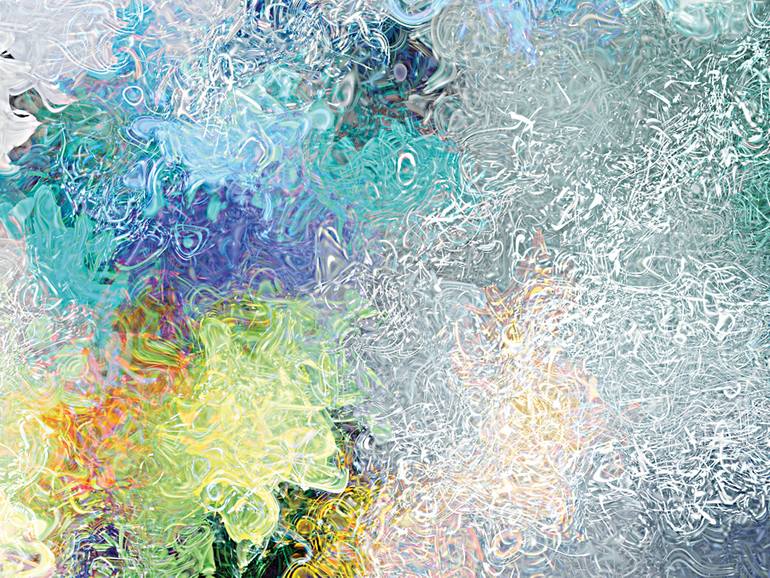 Original Contemporary Abstract Digital by Javier Diaz