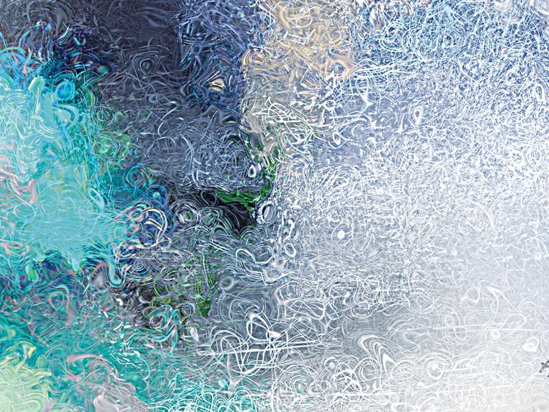 Original Contemporary Abstract Digital by Javier Diaz