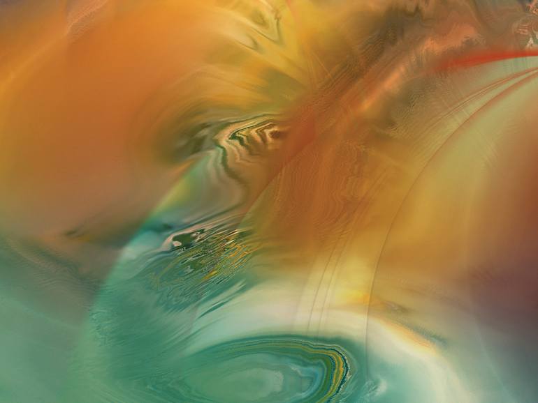 Original Expressionism Abstract Digital by Javier Diaz