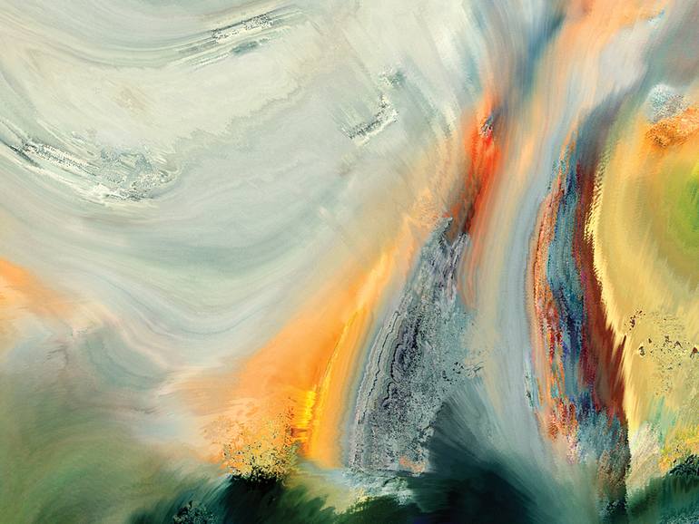 Original Contemporary Abstract Digital by Javier Diaz