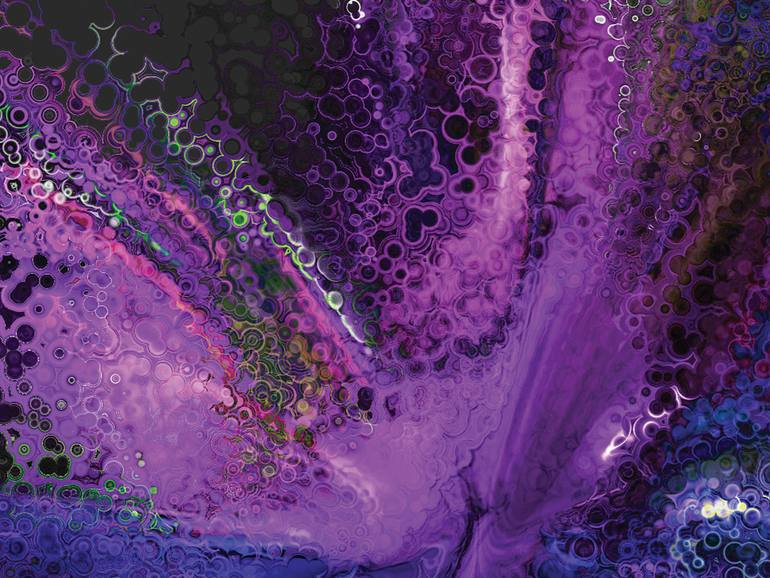 Original Contemporary Abstract Digital by Javier Diaz