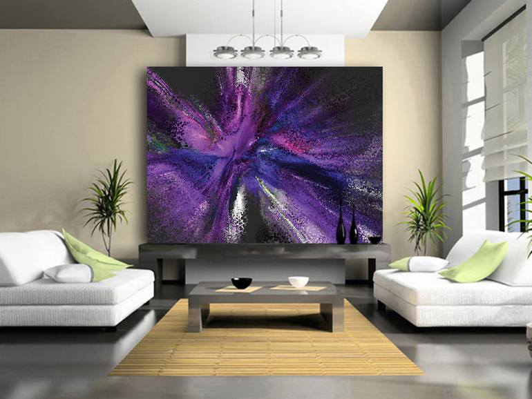 Original Contemporary Abstract Digital by Javier Diaz