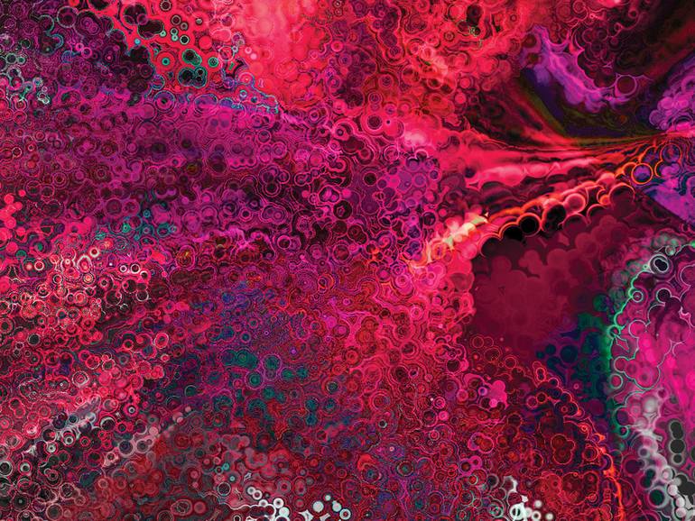 Original Contemporary Abstract Digital by Javier Diaz