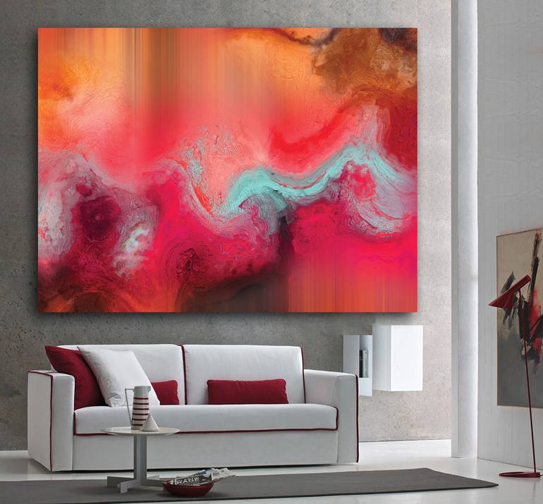 Original Contemporary Abstract Digital by Javier Diaz