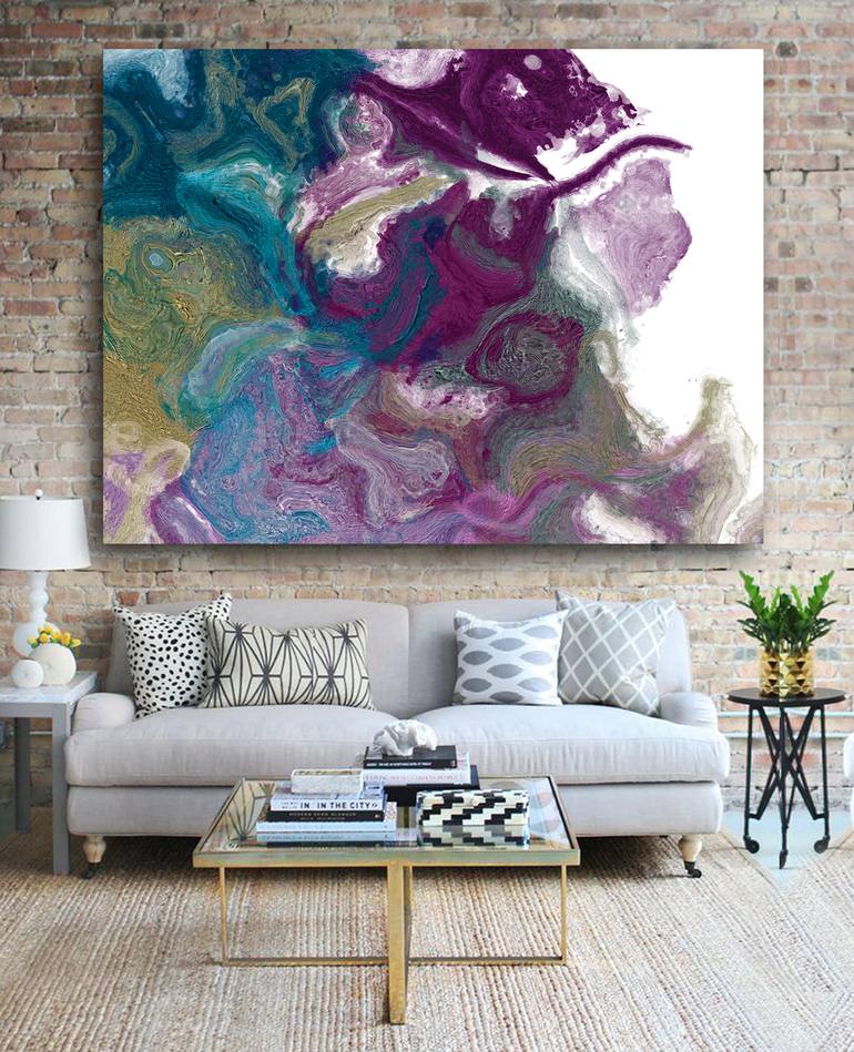 Original Contemporary Abstract Digital by Javier Diaz