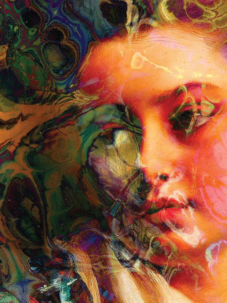 Original Contemporary People Digital by Javier Diaz