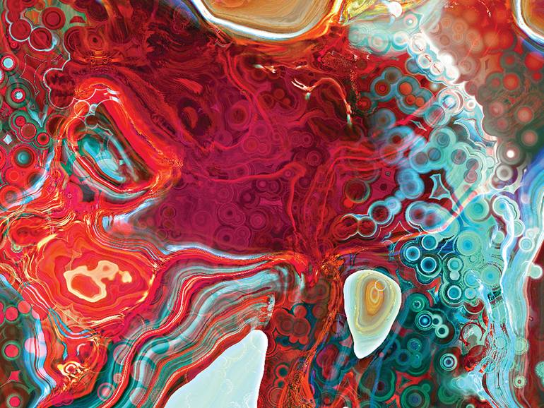 Original Contemporary Abstract Digital by Javier Diaz