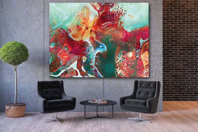Original Contemporary Abstract Digital by Javier Diaz