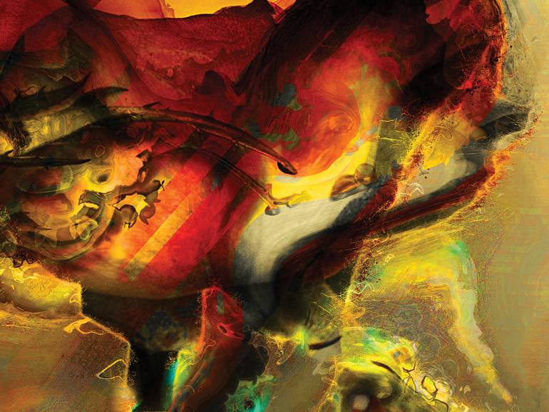 Original Modern Abstract Digital by Javier Diaz