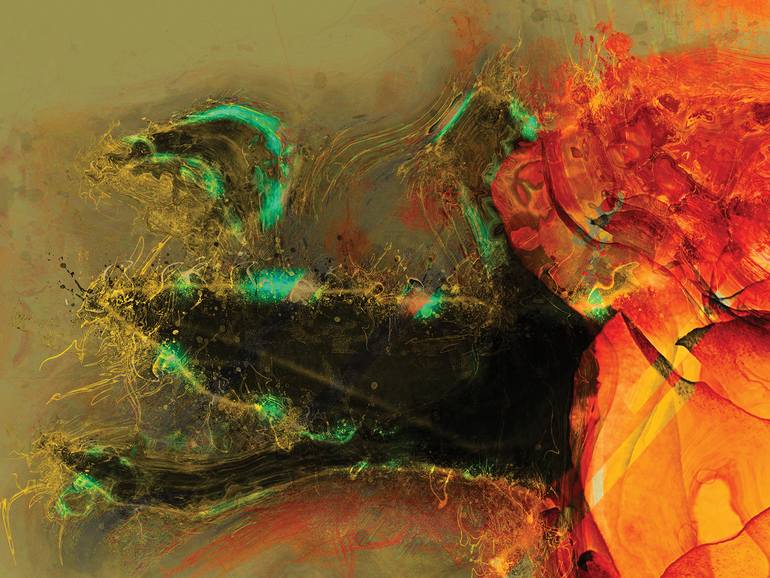 Original Modern Abstract Digital by Javier Diaz