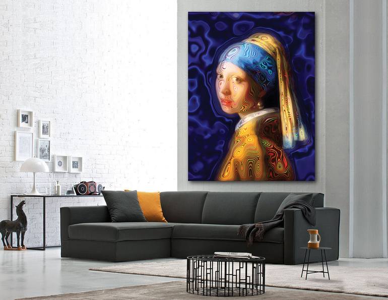 Original Abstract Women Digital by Javier Diaz