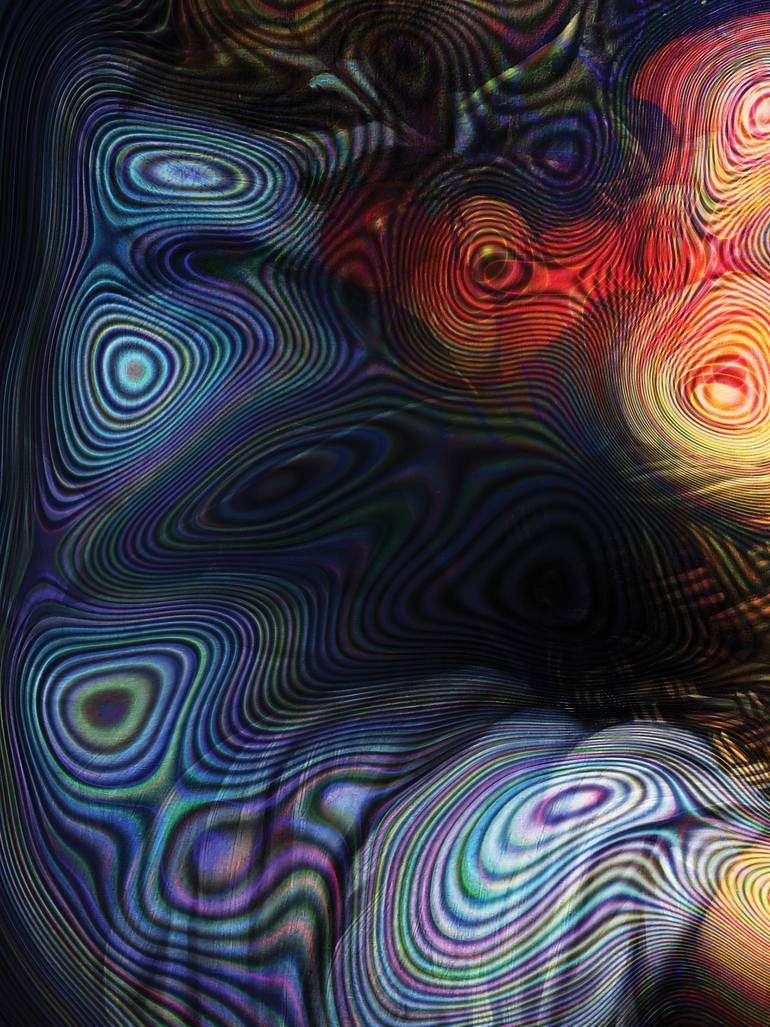 Original Abstract Children Digital by Javier Diaz