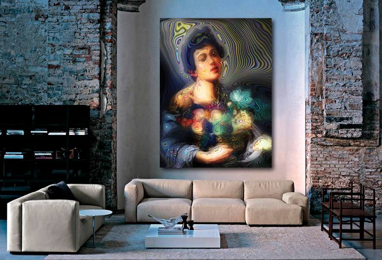 Original Abstract Children Digital by Javier Diaz