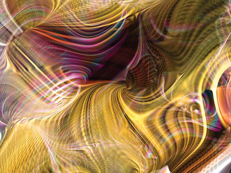 Original Contemporary Abstract Digital by Javier Diaz