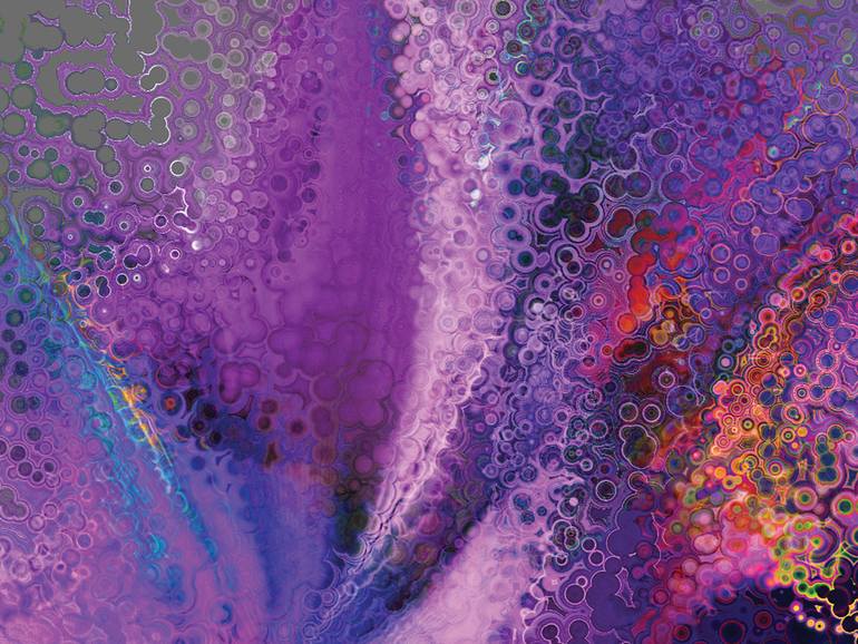 Original Contemporary Abstract Digital by Javier Diaz