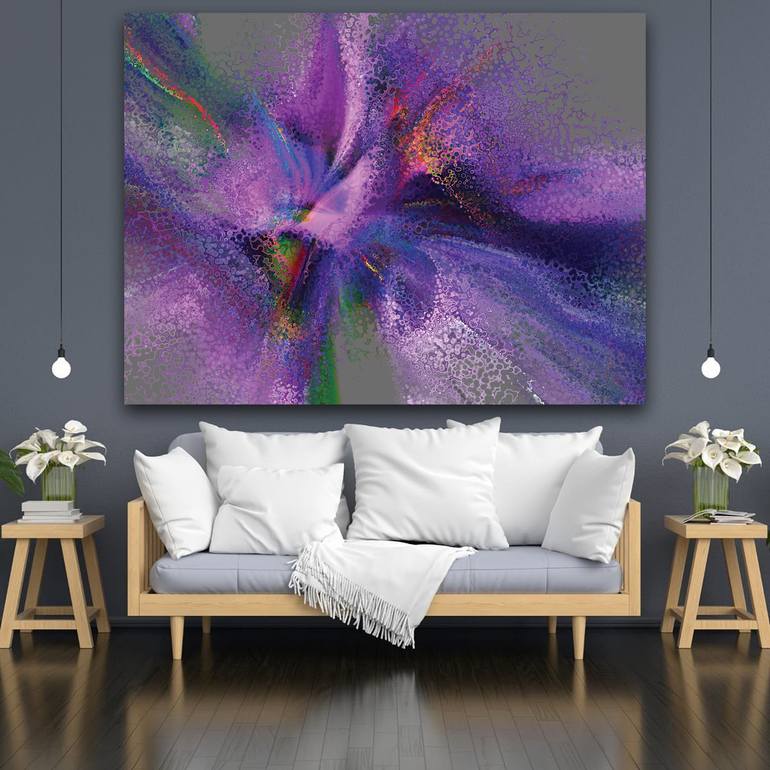 Original Contemporary Abstract Digital by Javier Diaz