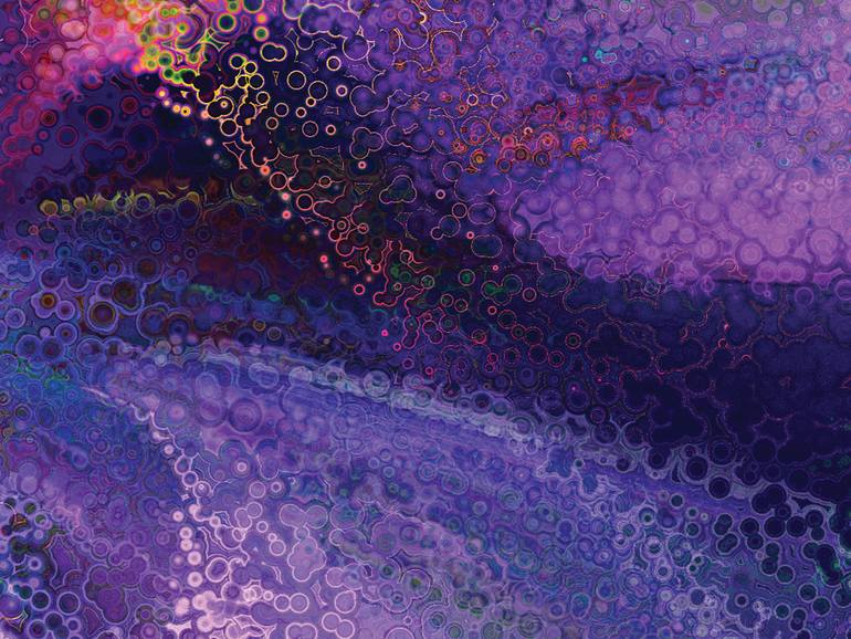 Original Contemporary Abstract Digital by Javier Diaz