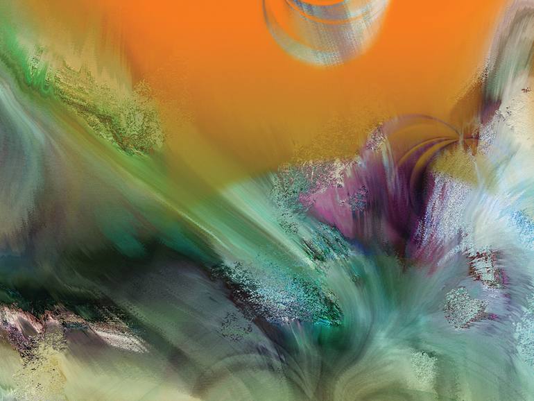 Original Expressionism Abstract Digital by Javier Diaz