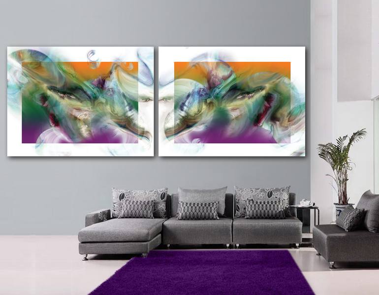 Original Expressionism Abstract Digital by Javier Diaz