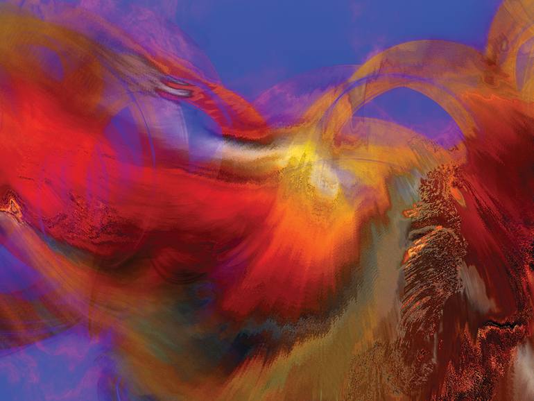 Original Expressionism Abstract Digital by Javier Diaz