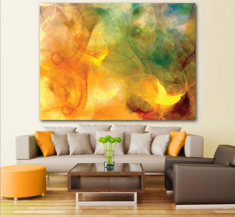 Original Abstract Expressionism Abstract Digital by Javier Diaz