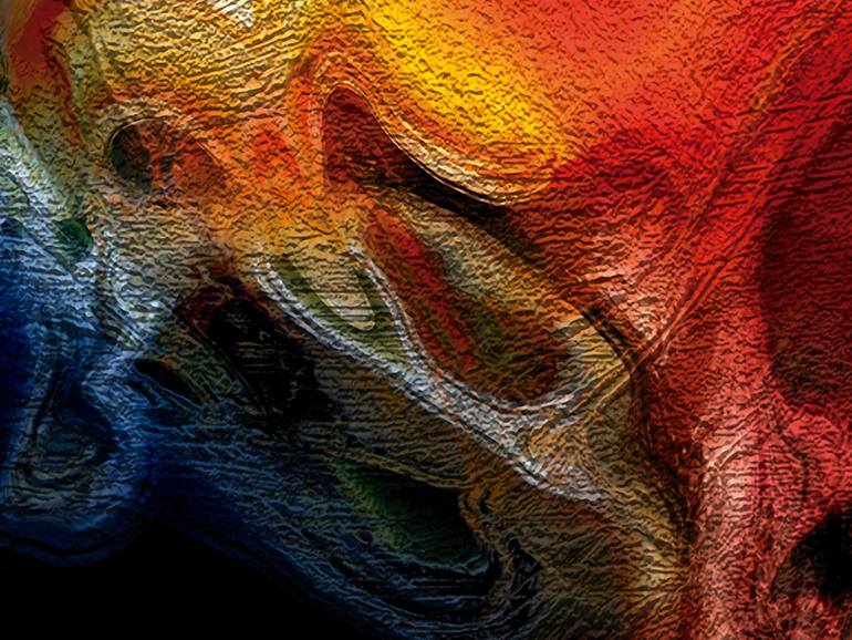 Original Abstract Expressionism Abstract Digital by Javier Diaz