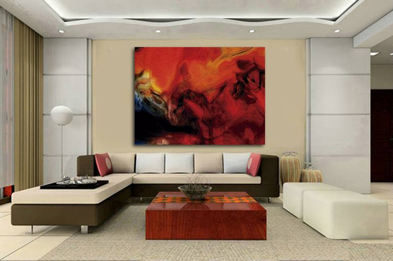 Original Abstract Expressionism Abstract Digital by Javier Diaz