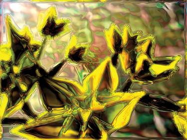 Print of Figurative Floral Digital by Javier Diaz