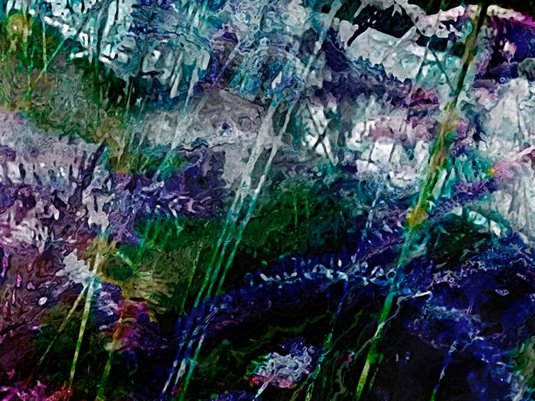 Original Abstract Floral Digital by Javier Diaz