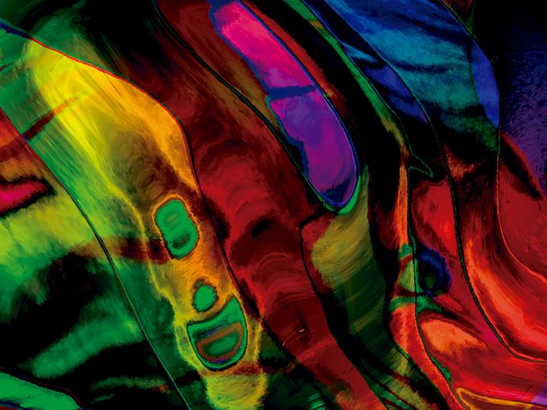 Original Expressionism Abstract Digital by Javier Diaz