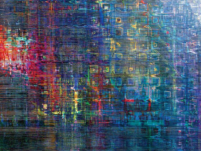 Original Abstract Cities Digital by Javier Diaz