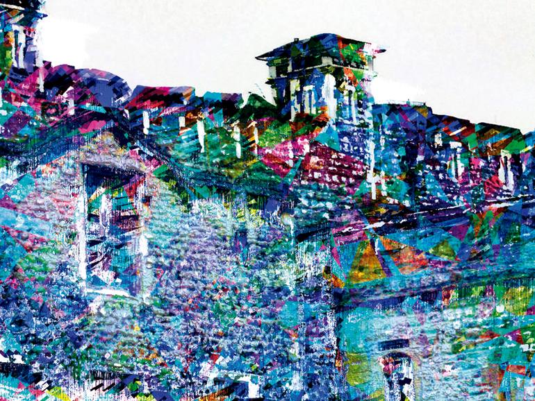 Original Expressionism Cities Digital by Javier Diaz