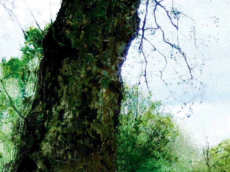 Original Figurative Landscape Digital by Javier Diaz