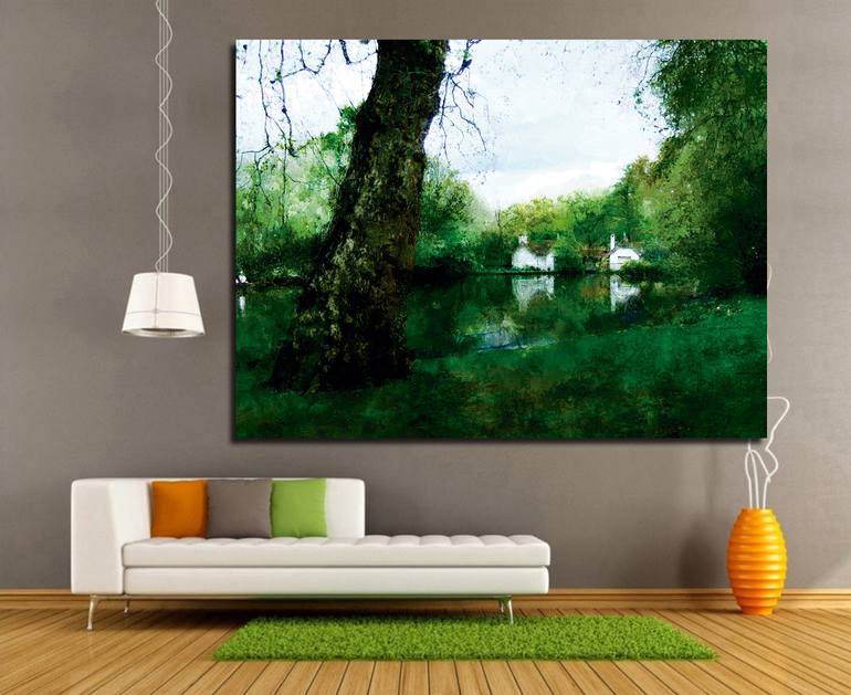 Original Figurative Landscape Digital by Javier Diaz