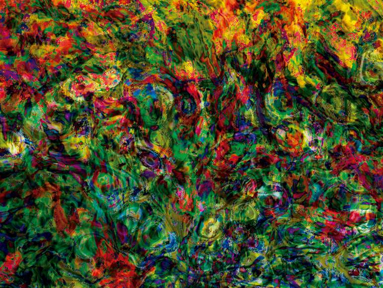 Original Abstract Landscape Digital by Javier Diaz