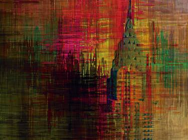 Original Expressionism Cities Digital by Javier Diaz