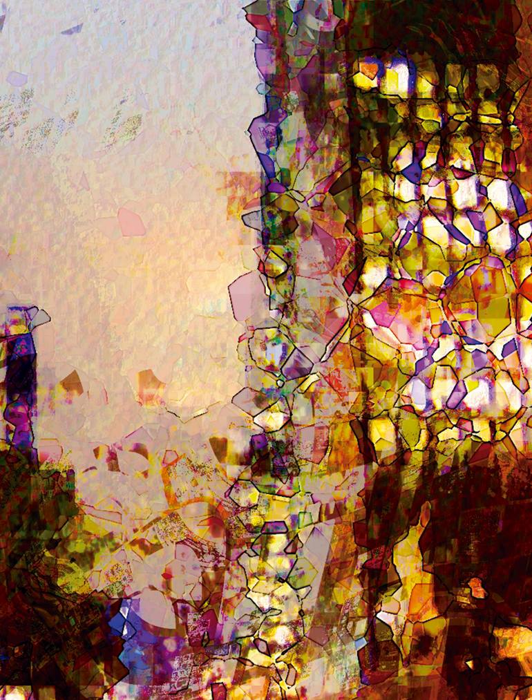 Original Expressionism Cities Digital by Javier Diaz
