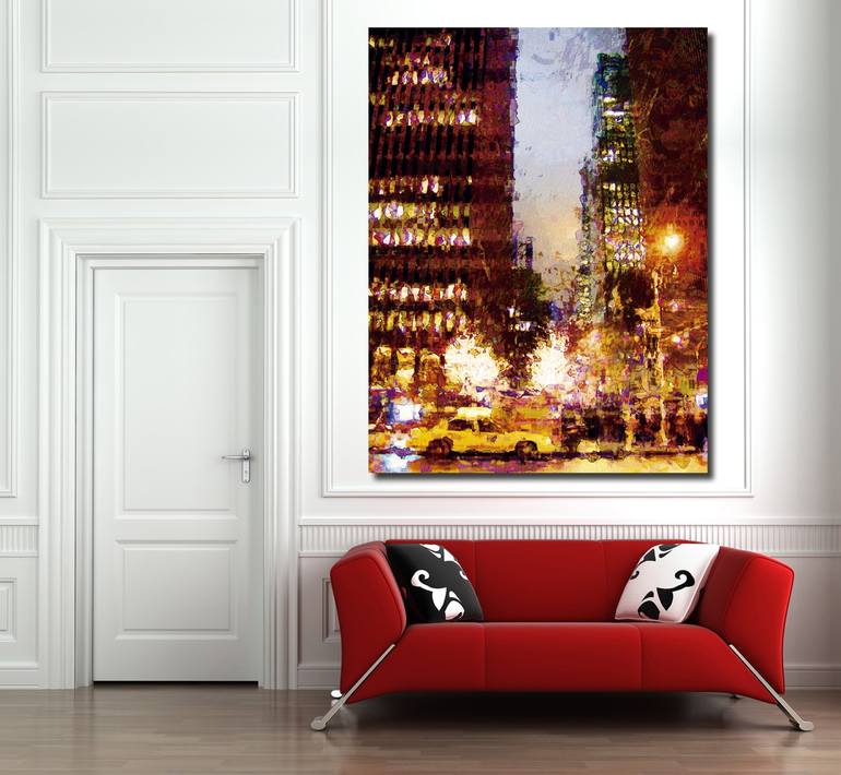 Original Expressionism Cities Digital by Javier Diaz