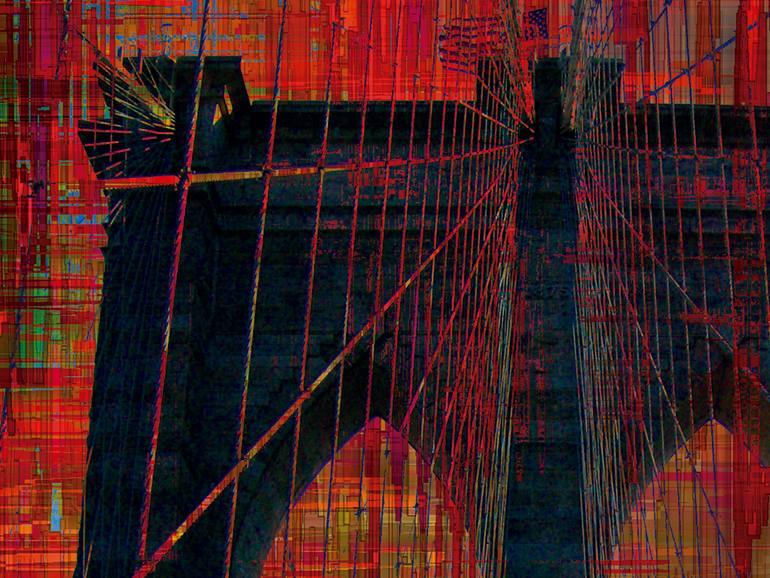 Original Illustration Cities Digital by Javier Diaz