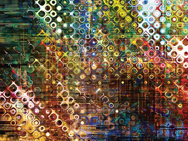 Original Abstract Expressionism Abstract Digital by Javier Diaz