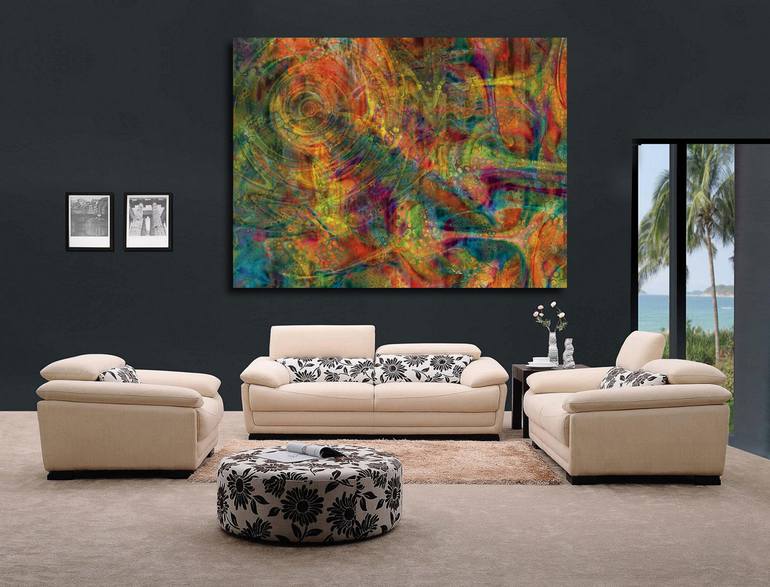 Original Abstract Expressionism Abstract Digital by Javier Diaz