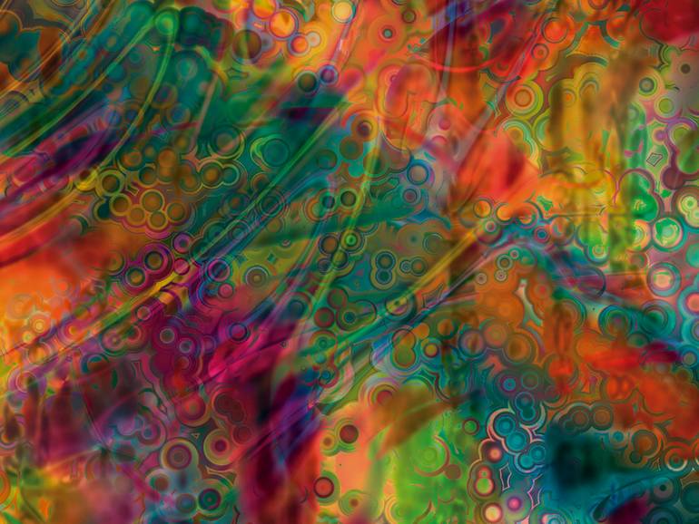 Original Abstract Expressionism Abstract Digital by Javier Diaz