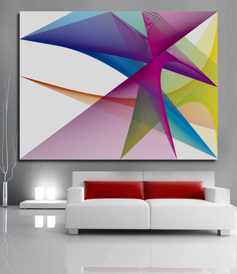 Original Illustration Abstract Digital by Javier Diaz