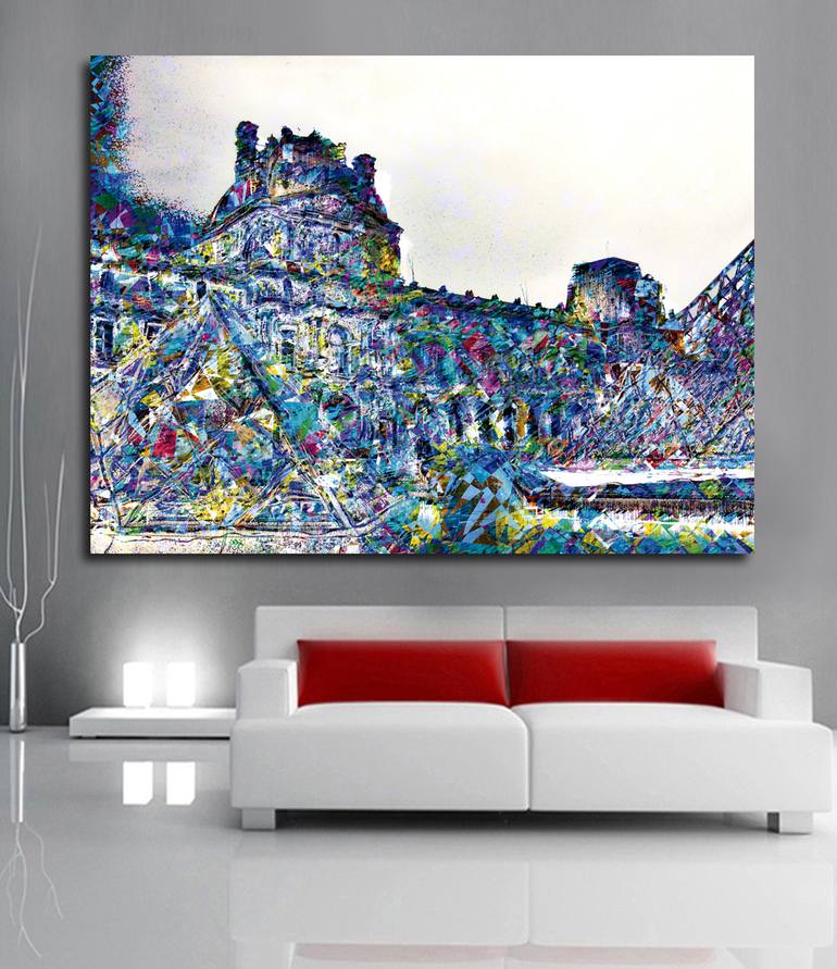 Original Expressionism Cities Digital by Javier Diaz